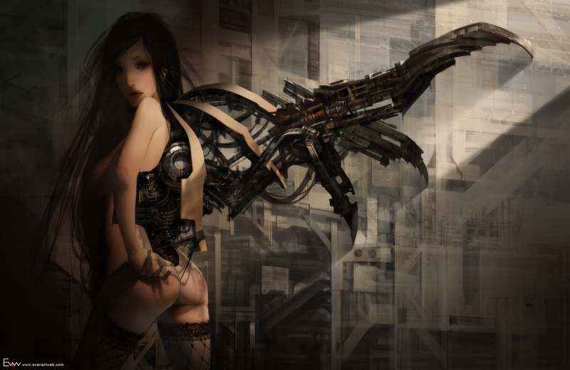 Illustration for article titled Robot Angels, Dragons, Starships & Bikes